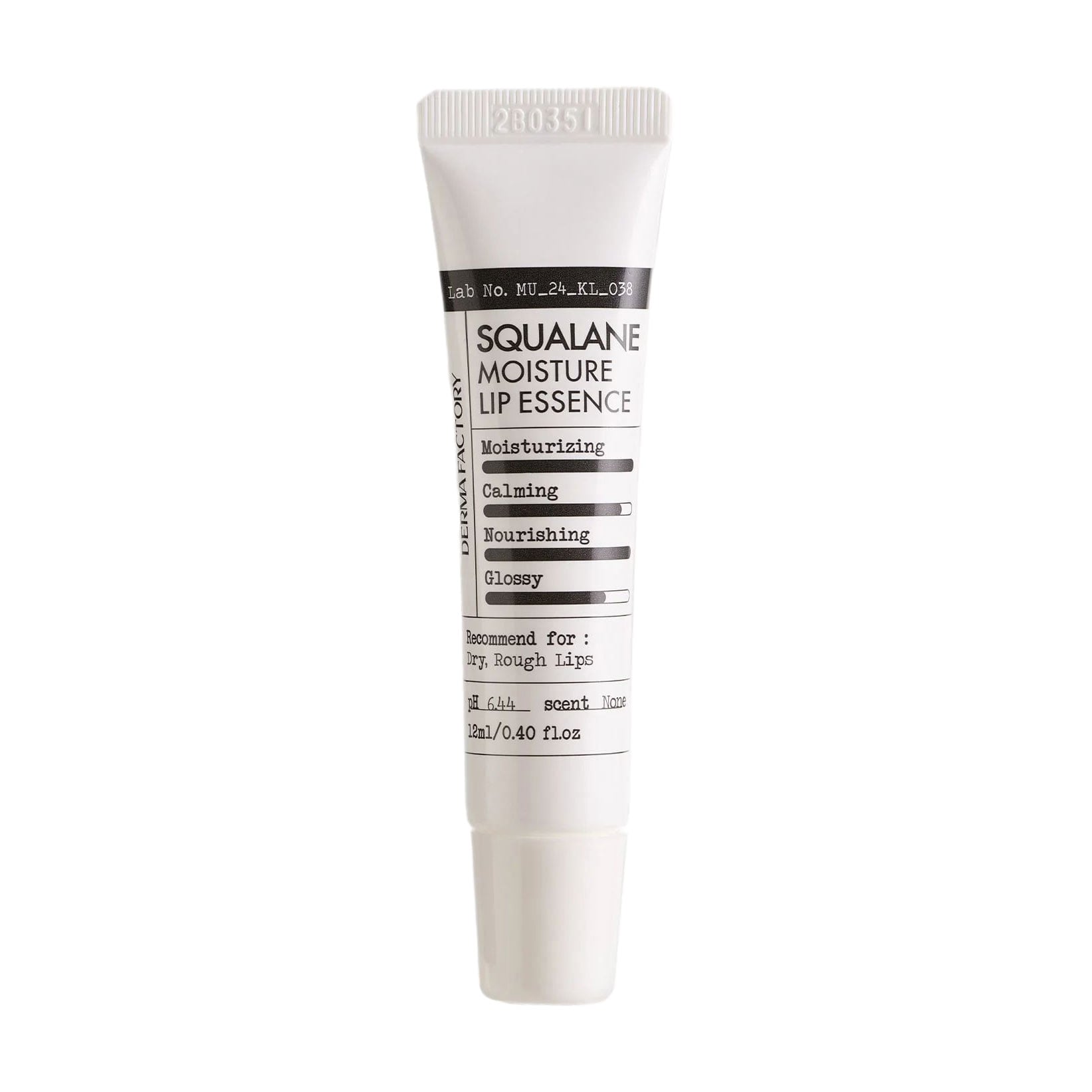 Зволожувальна есенція для губ Derma Factory Squalan Moisture Lip Essence зі скваланом, 12 мл